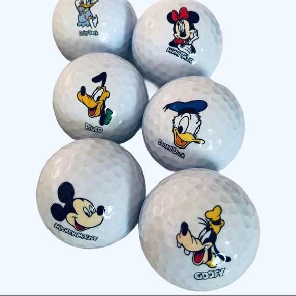 Disney Golf Balls Pro Collection Set of 6 USA NIB